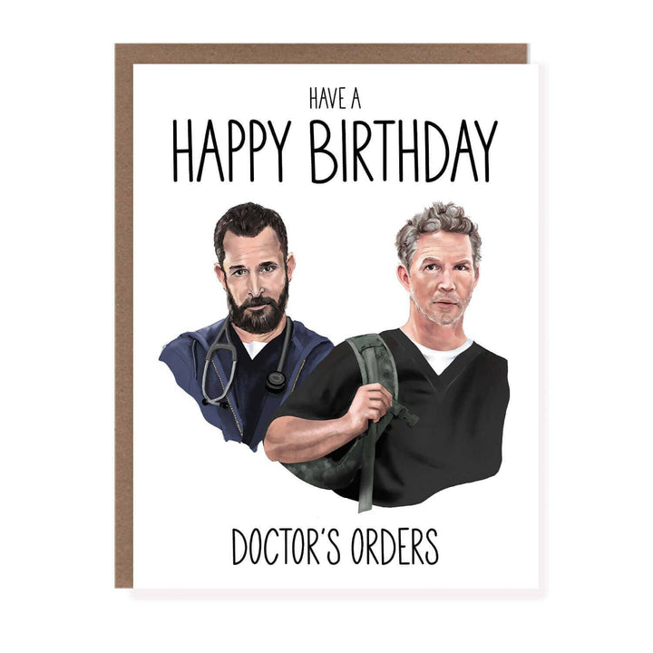 Morgan Swank Studio Cards Doctor's Orders | Pop Culture Birthday Card