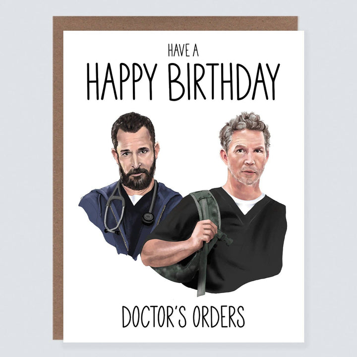 Morgan Swank Studio Cards Doctor's Orders | Pop Culture Birthday Card