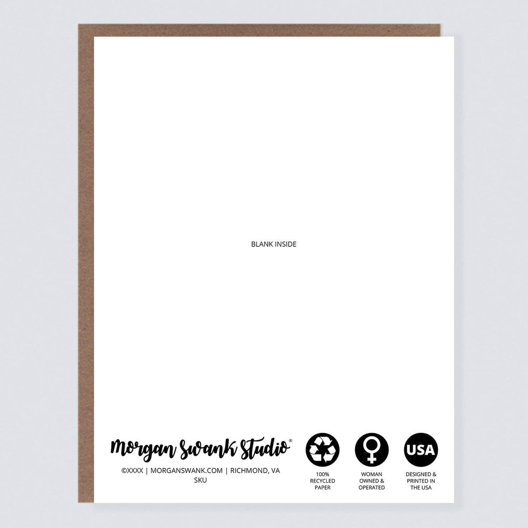 Morgan Swank Studio Cards Postage Stamp Christmas Card