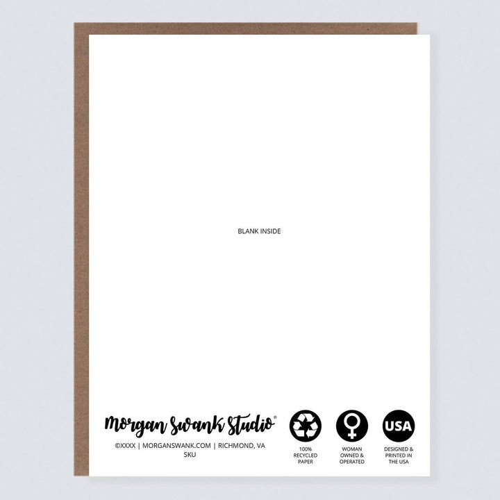 Morgan Swank Studio Cards Postage Stamp Christmas Card