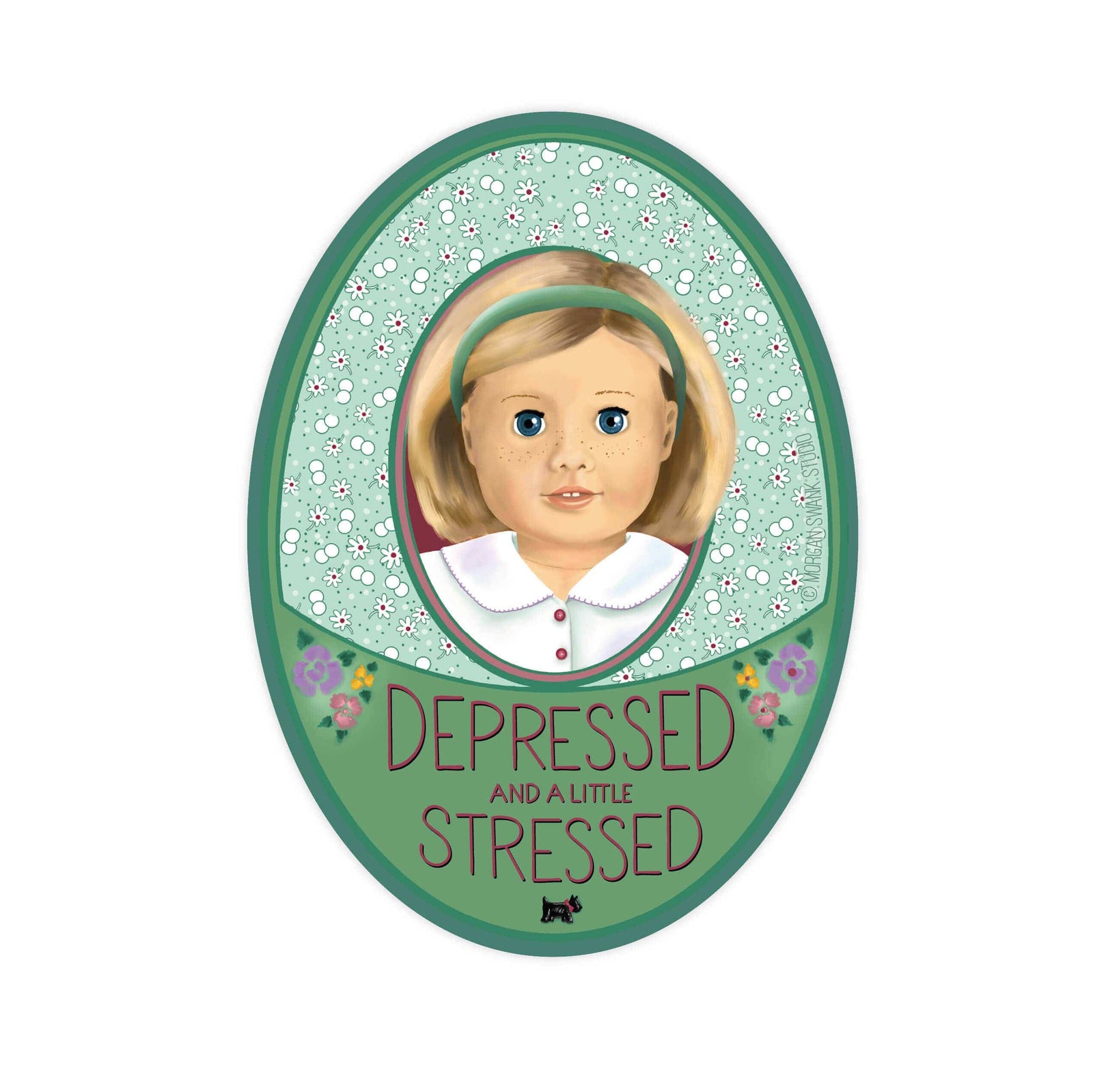 Morgan Swank Studio Cards Unpleasant Kit Sticker