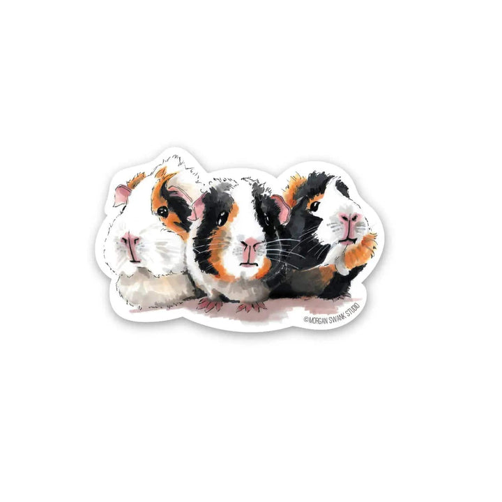 Morgan Swank Studio Sticker Guinea Pig Posse Sticker