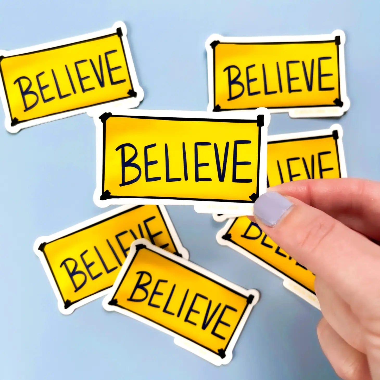 Morgan Swank Studio Sticker Lasso "Believe" Sticker