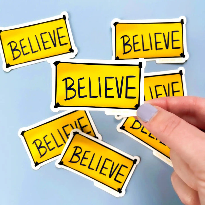 Morgan Swank Studio Sticker Lasso "Believe" Sticker