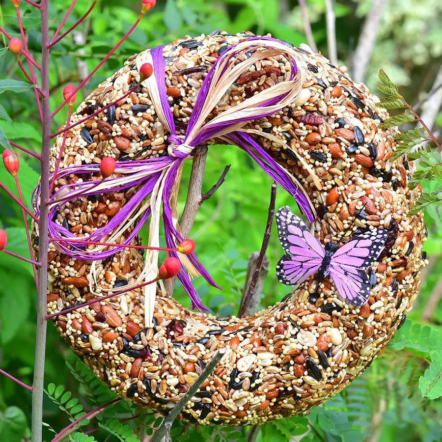 Mr. Bird Garden Wildfare Bird Seed Wreath