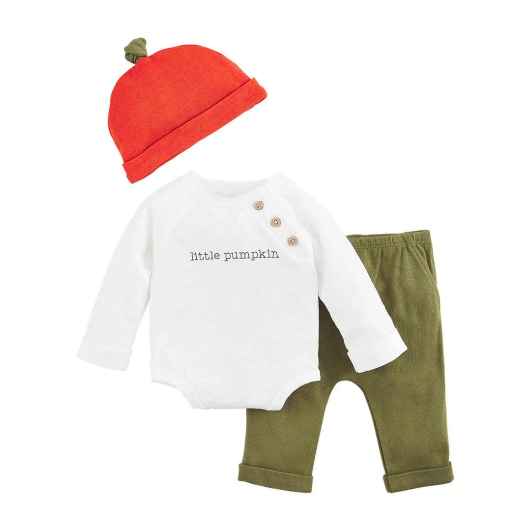 Mud Pie Baby Little Pumpkin Baby Outfit Set