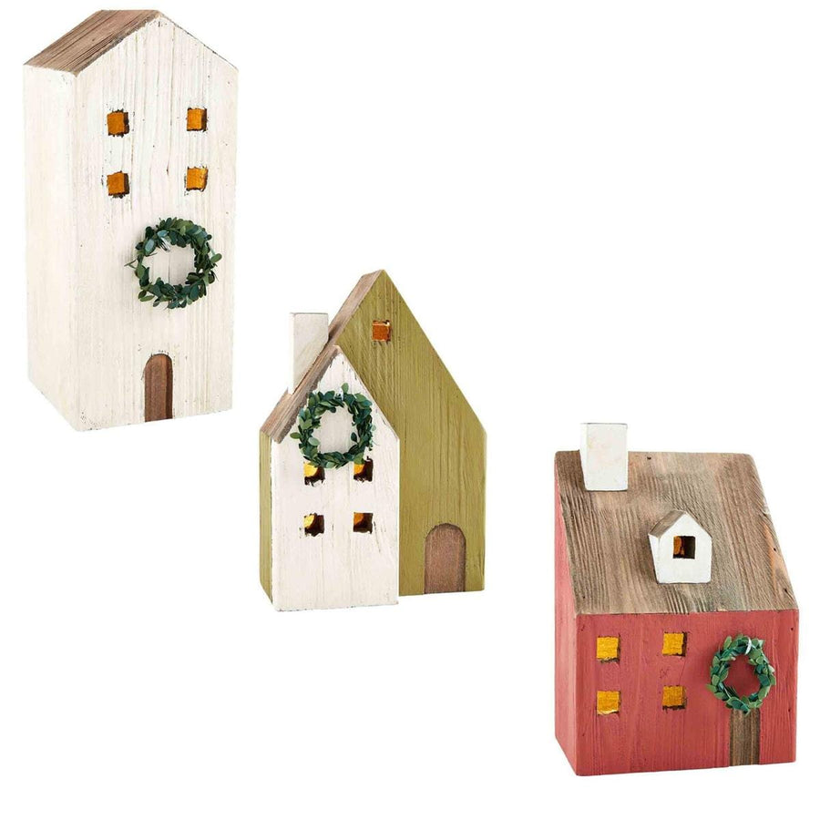 Mud Pie Decor Light-Up Christmas House