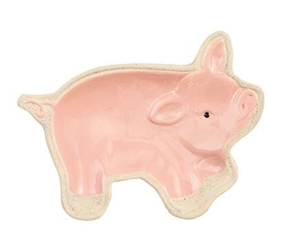 Mud Pie Dish Pig Farm Animal Tidbit Dishes