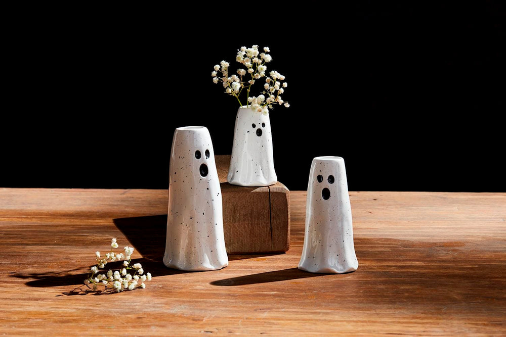 Mud Pie Halloween Ghost Vases