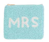 Mud Pie Handbags, Wallets & Cases Blue Bride Beaded Case