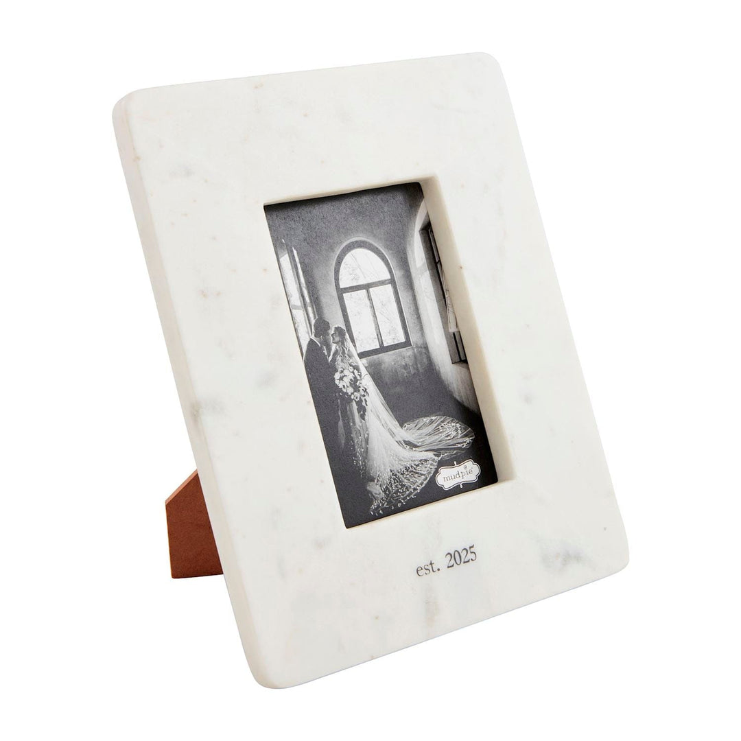 Mud Pie Picture Frame Est. 2025 Marble Frame