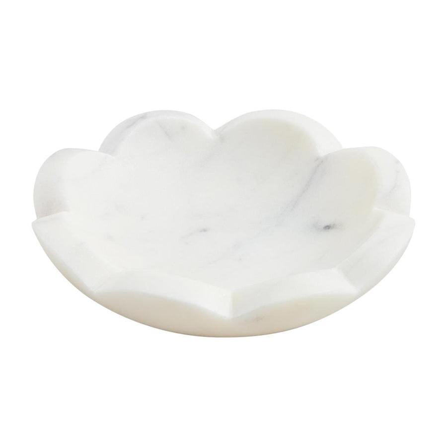 Mud Pie Spoon Scallop Marble Dish