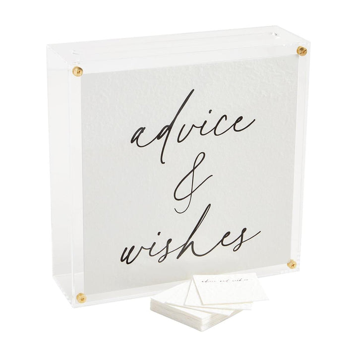 Mud Pie Wedding Advice & Wishes Box