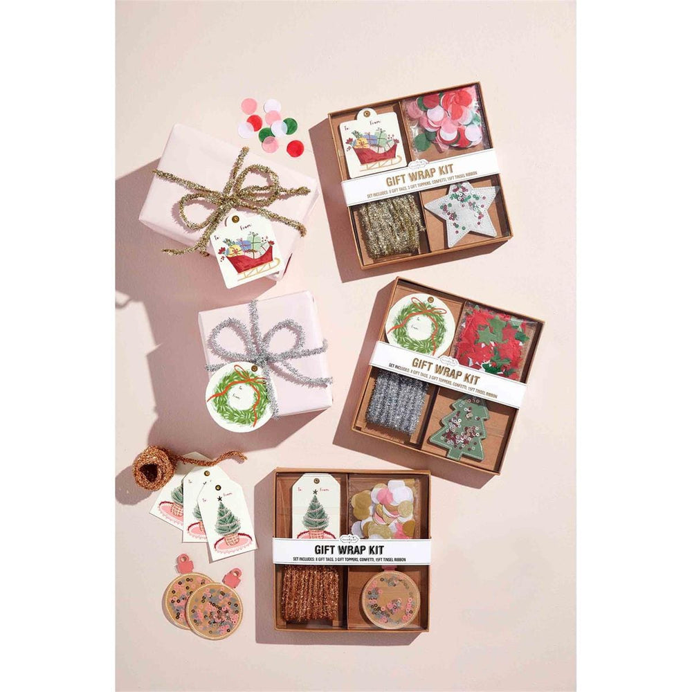 Mud Pie wrapping paper Holiday Gift Wrap Kit