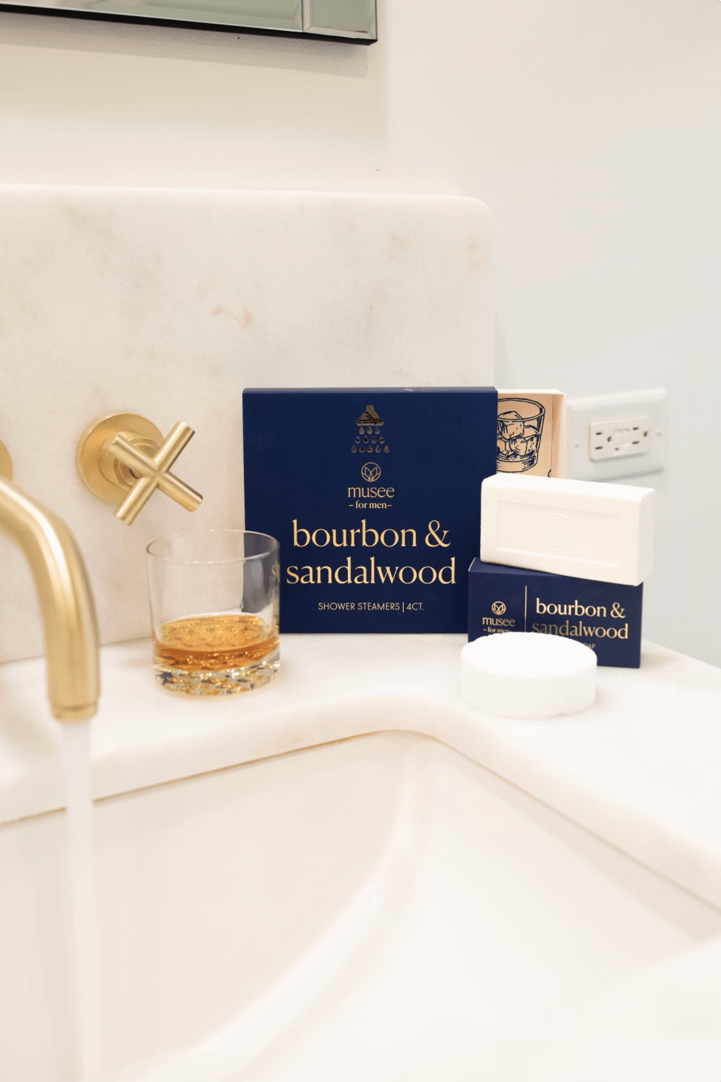 Musee Bath & Body Bourbon & Sandalwood Bar Soap
