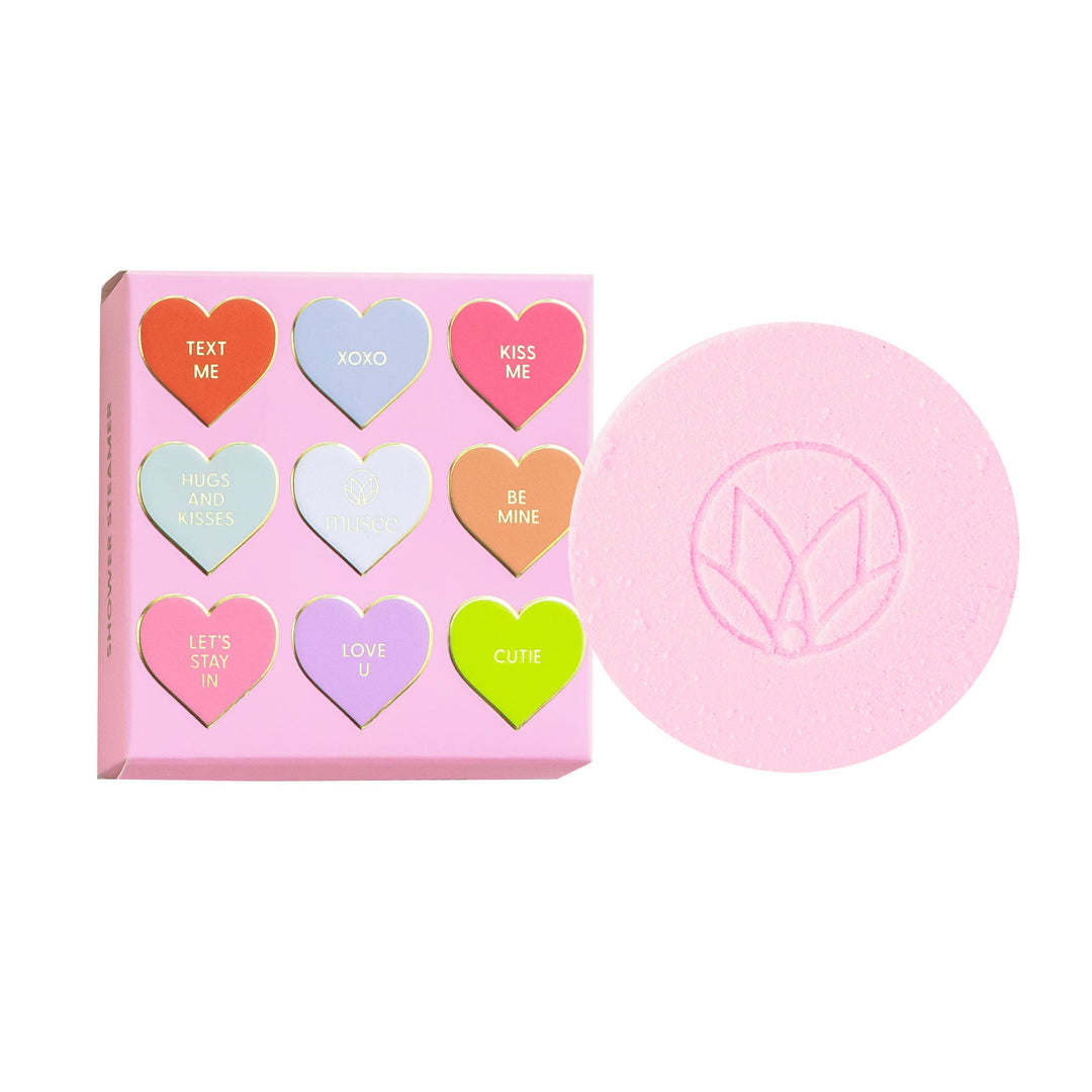 Musee Gifts Candy Heart Shower Steamer