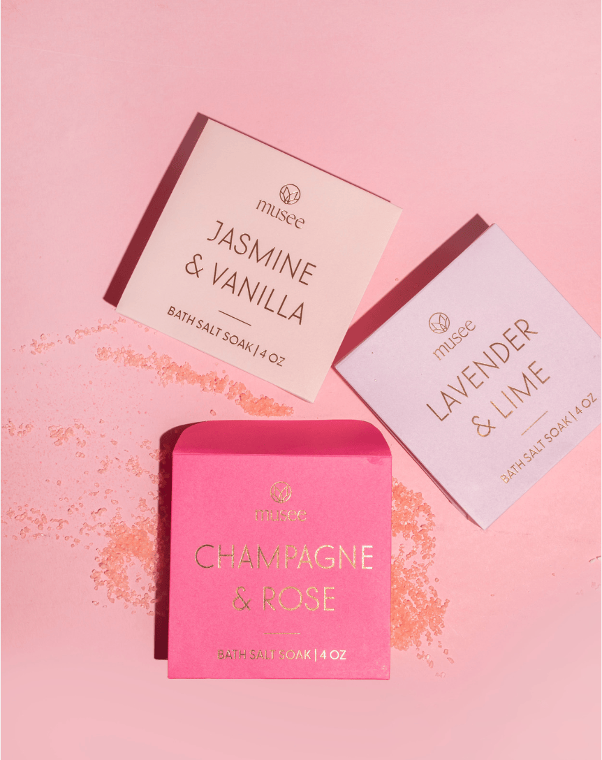 Musee Gifts Jasmine & Vanilla Mini Bath Salt Soak