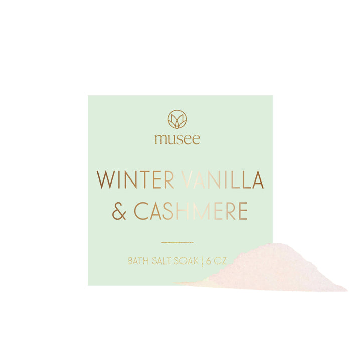Musee Gifts Winter Vanilla & Cashmere Mini Bath Salt Soak