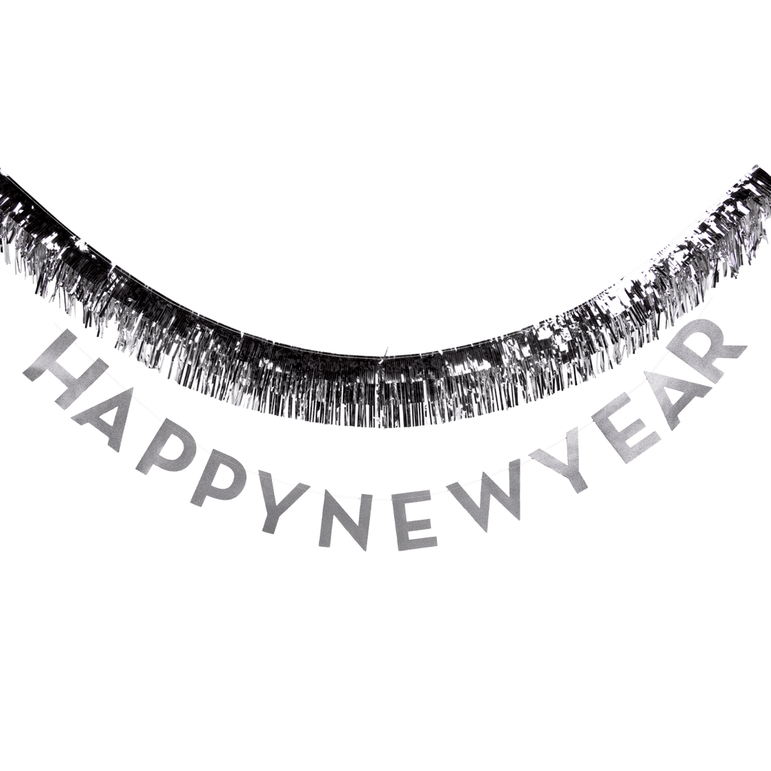 My Mind's Eye Banner Happy New Year Fringed Banner