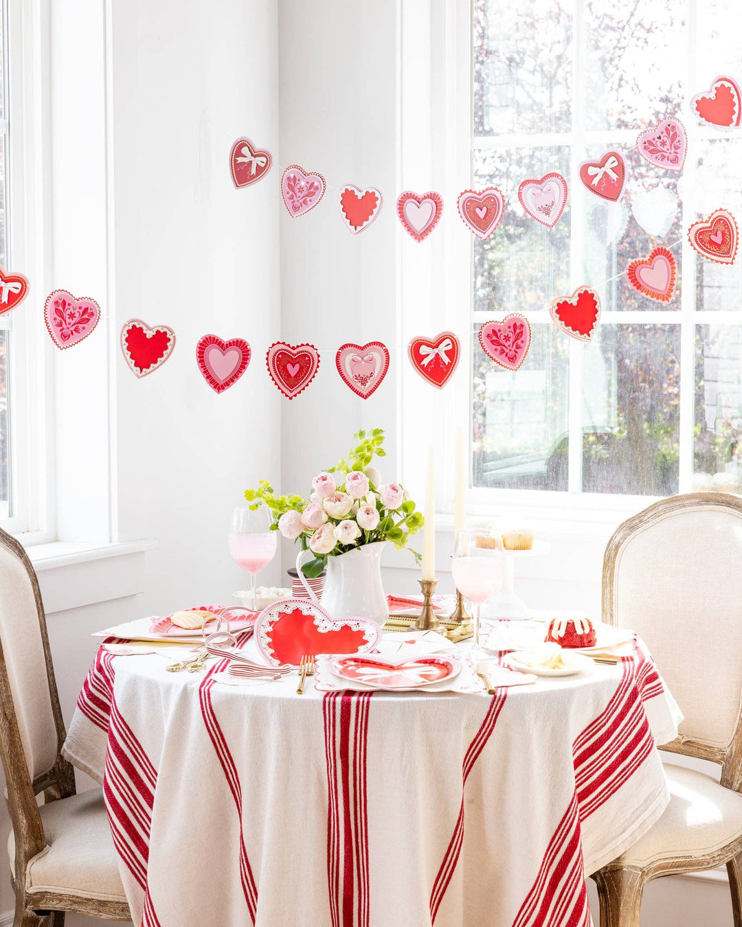 My Mind’s Eye Holiday Layered Vintage Heart Banner