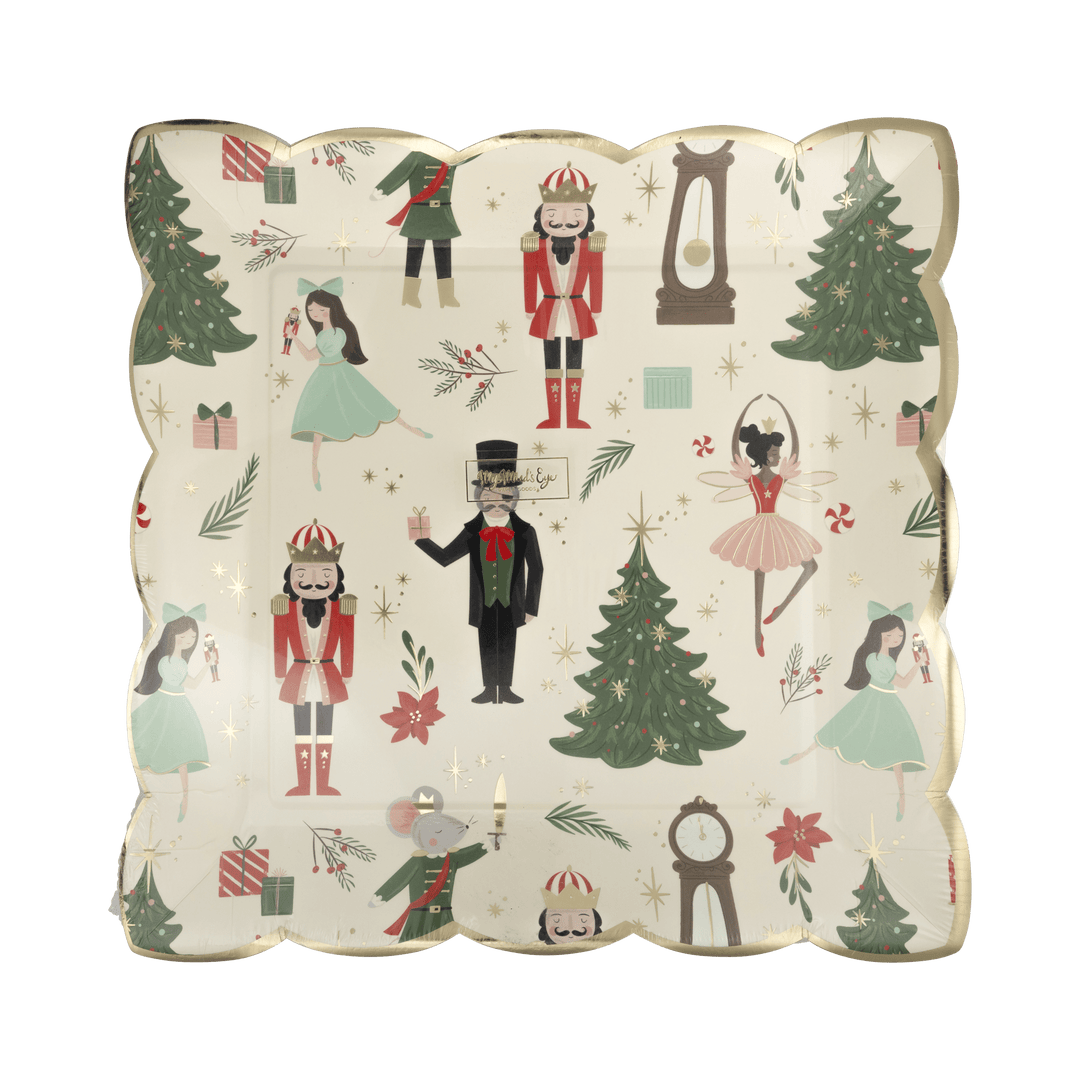 My Mind’s Eye Holiday Nutcracker Pattern 9" Plate