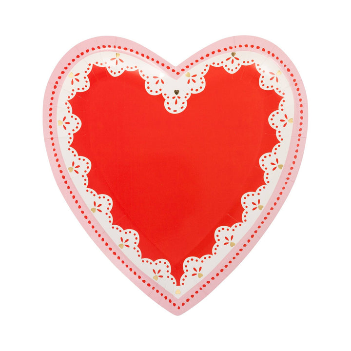 My Mind’s Eye Holiday Vintage Heart Shaped Plate Set