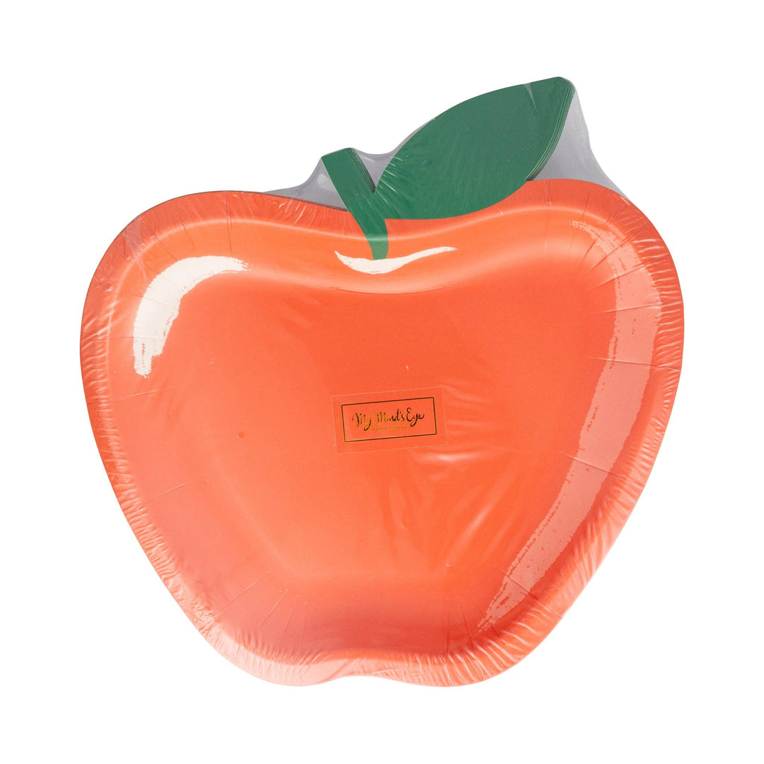 My Mind’s Eye Party Apple Shaped Paper Plate