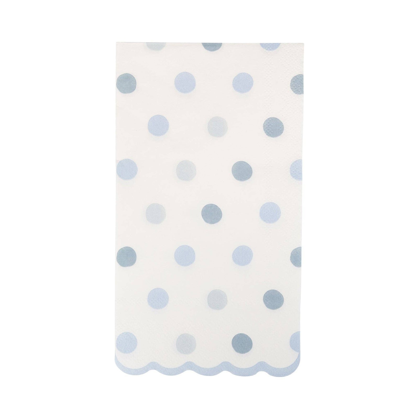 My Mind’s Eye Party Baby Blue Polka Dot Dinner Napkin