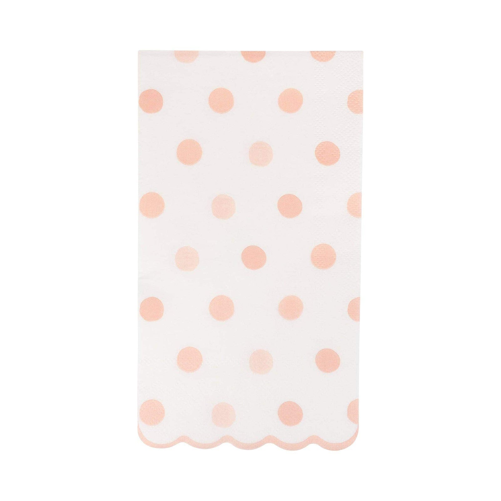 My Mind’s Eye Party Baby Pink Polka Dot Dinner Napkin