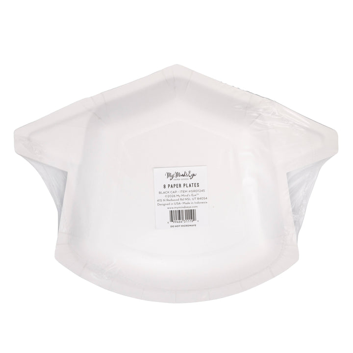 My Mind’s Eye Party Black Cap Shaped Plate