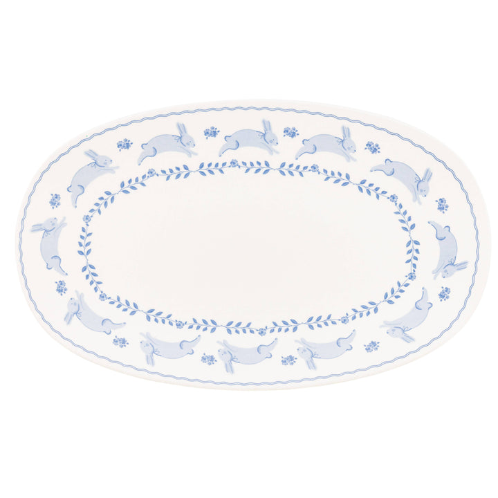 My Mind’s Eye Party Bunny Oval Bamboo Tray