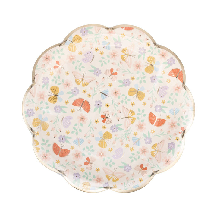 My Mind’s Eye Party Butterfly Floral Paper Plate