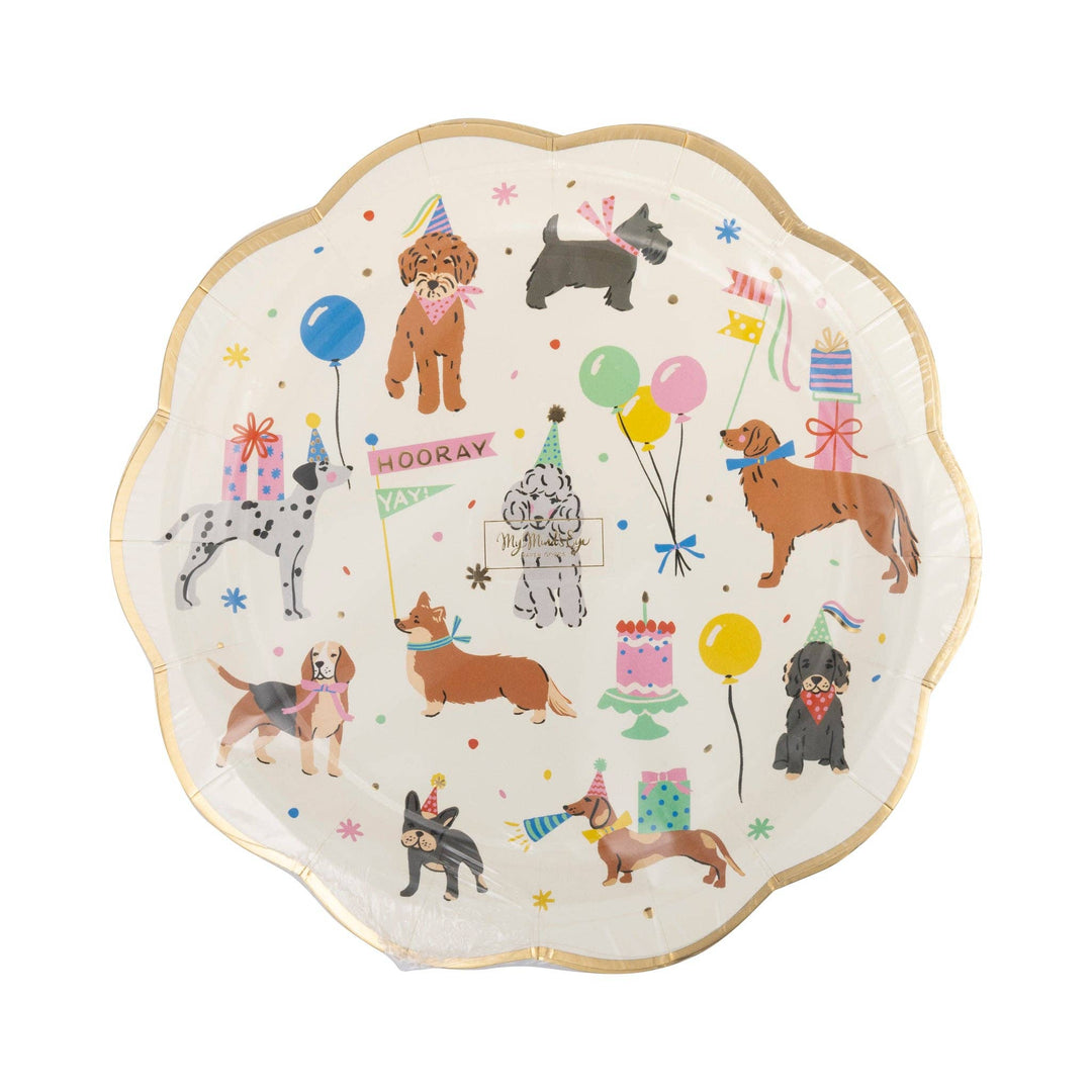 My Mind’s Eye Party Dog Party Plate