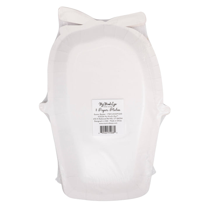 My Mind’s Eye Party Easter Basket Shaped Plate