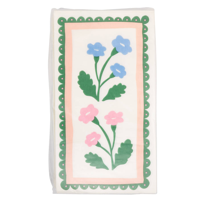 My Mind’s Eye Party Floral Border Dinner Napkin