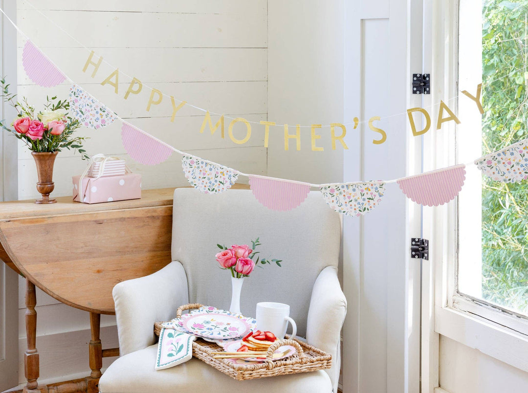 My Mind’s Eye Party Floral Border Dinner Napkin