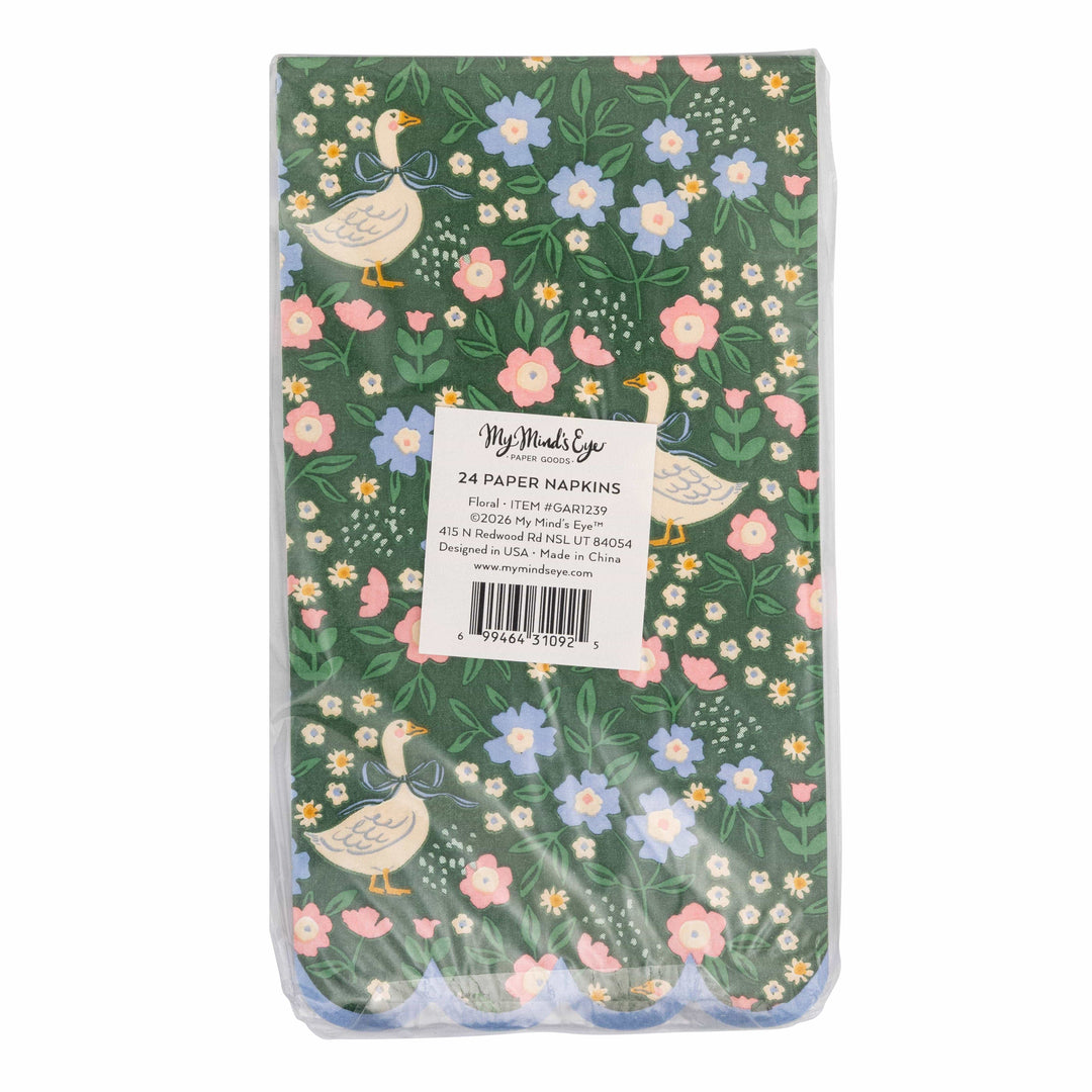 My Mind’s Eye Party Goose Pattern Dinner Napkin