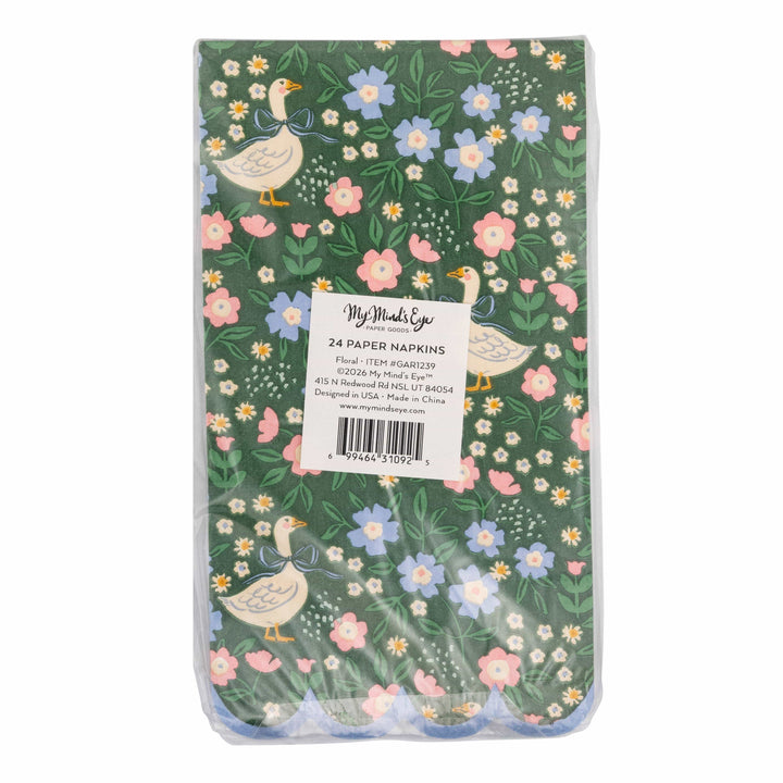 My Mind’s Eye Party Goose Pattern Dinner Napkin