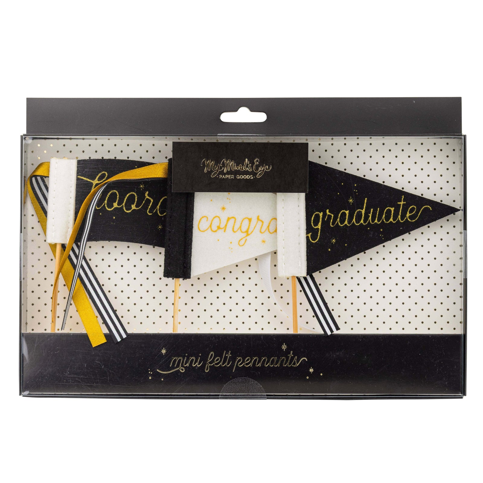 My Mind’s Eye Party Graduation Mini Felt Pennants