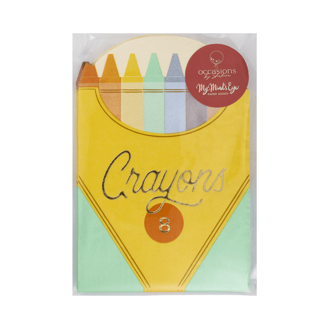 My Mind’s Eye Party Occasions By Shakira - Crayon Box Napkin
