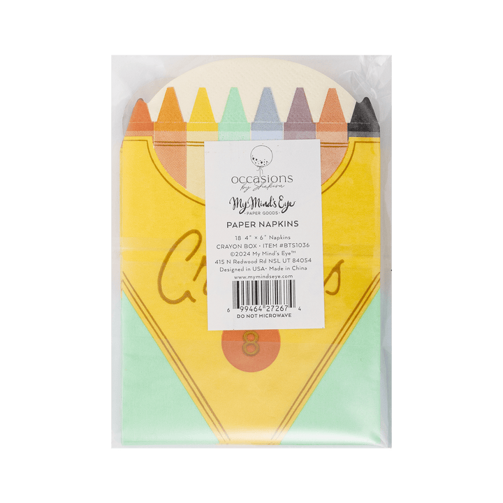 My Mind’s Eye Party Occasions By Shakira - Crayon Box Napkin