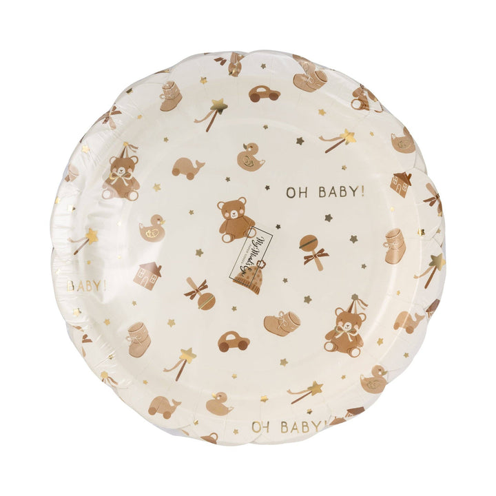 My Mind’s Eye Party Teddy Bear Baby Pattern Plate