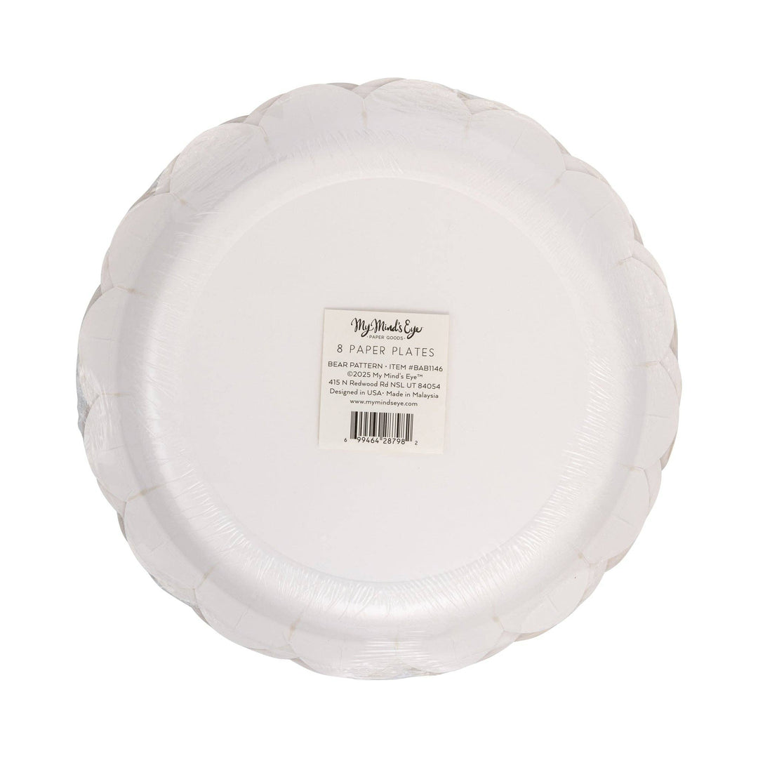 My Mind’s Eye Party Teddy Bear Baby Pattern Plate