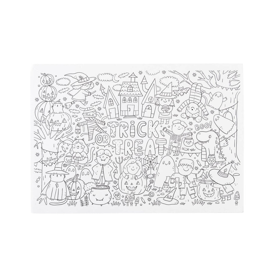 My Mind's Eye placemats Halloween Coloring Paper Placemat 12ct