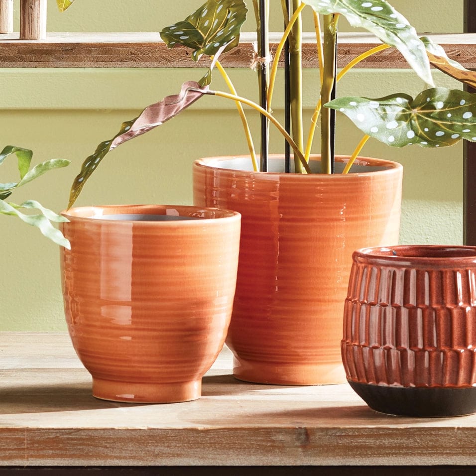 Napa Home & Garden Pots & Planters Aubrey Pots, Orange