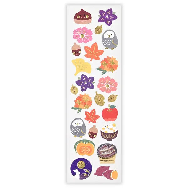 NB. CO. Cards Japanese Gold Foil Stickers – Autumn Life
