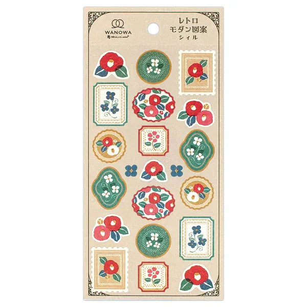 NB. CO. Cards Japanese Washi Stickers – Camellia