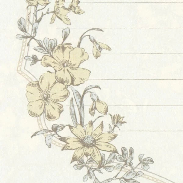 NB. CO. Floral Letterhead - Blue
