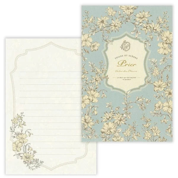 NB. CO. Floral Letterhead - Blue