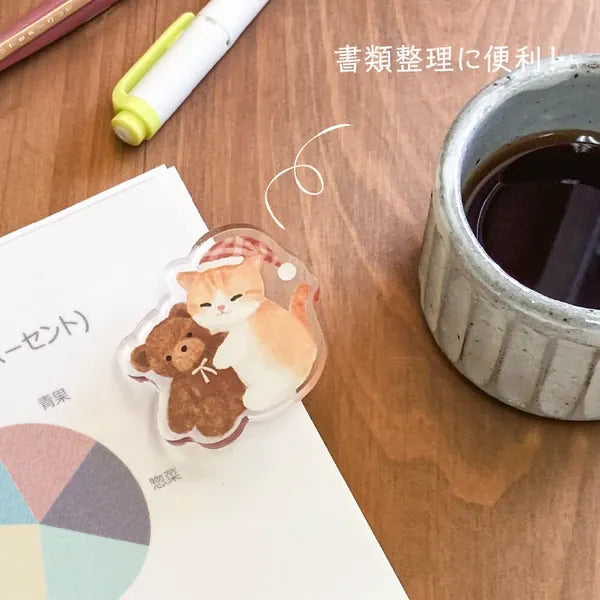 NB. CO. Paper 2-Way Rotating Clip – Kitten